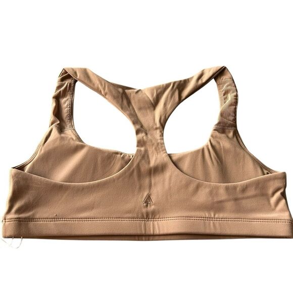 Balance Athletica Vitality Women’s M Core Bra‎ Maple Brown Padded Sports Bra New - Picture 3 of 7
